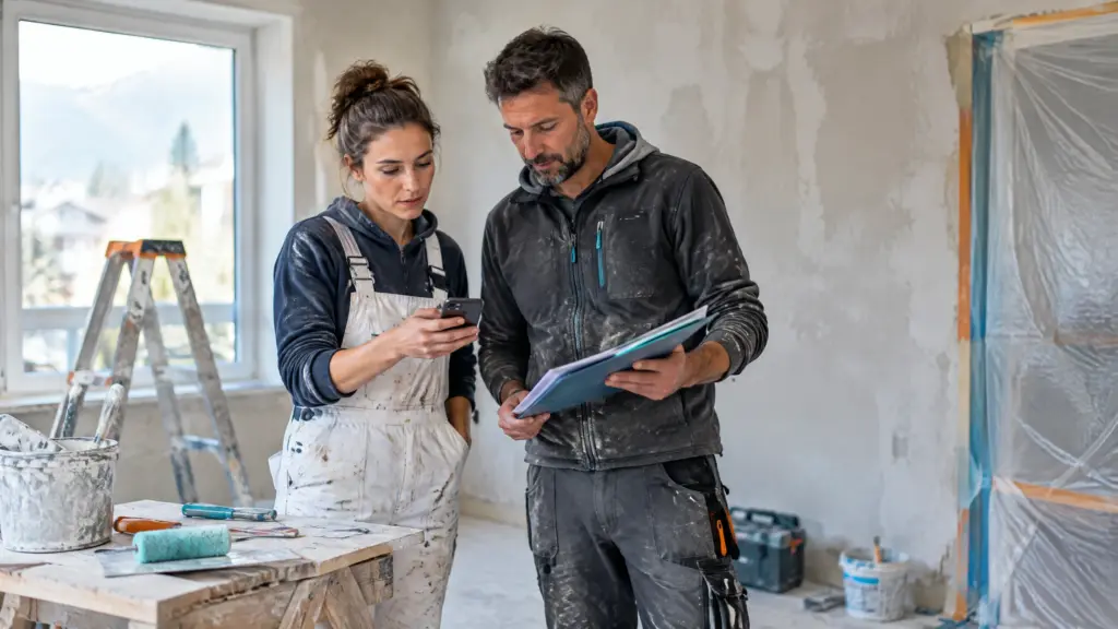 digitaler tagesrapport maler gipser