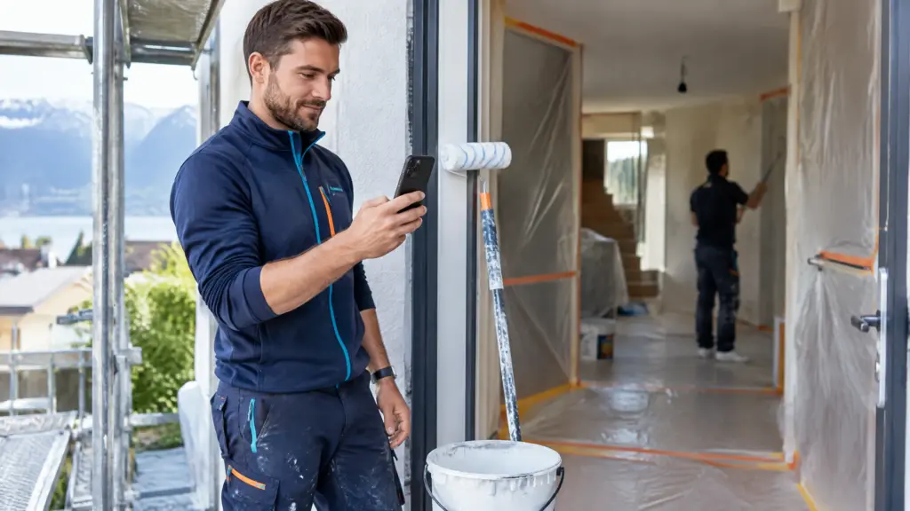 mobile zeiterfassung malerbetrieb