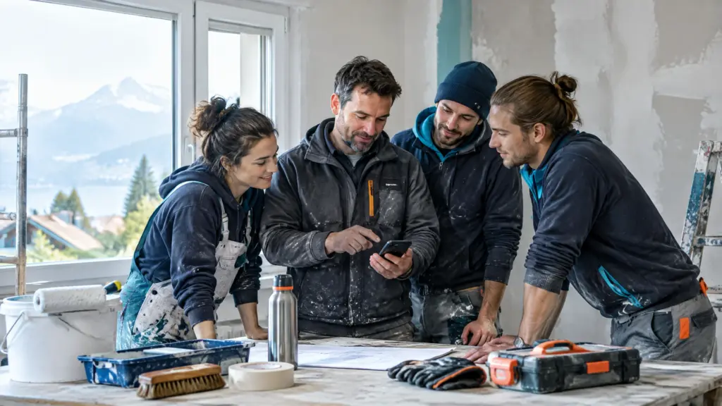zeiterfassung einfuehren baustellenteams